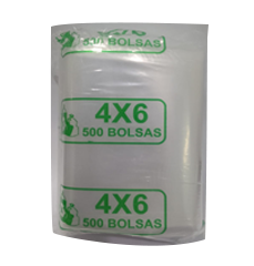 Pack 500 Bolsas Plasticas Pequeñas Transpar 6 X 8 Cm Sello